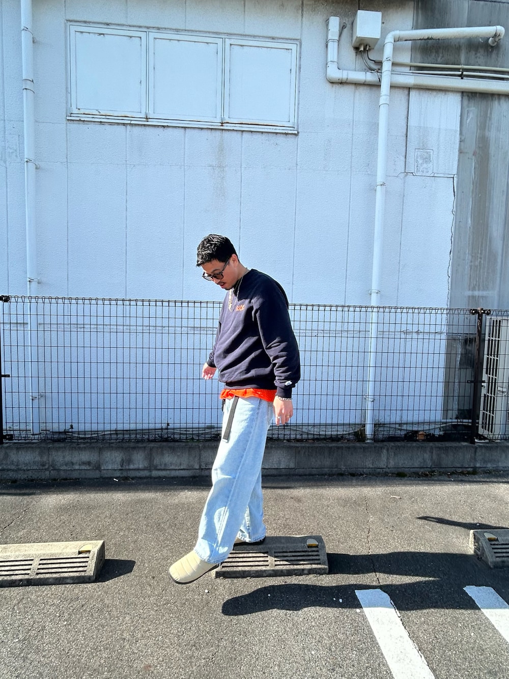 オレンジ×ネイビー」のメンズ人気ファッションコーディネート - WEAR