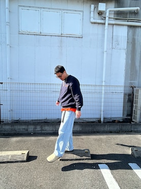 「SUBU（スブ）のアイテム」を使った、ysk.さん（メンズ・170cm）の冬コーディネート