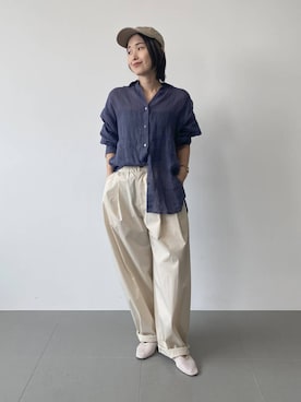 「アイテム（パンプス）」を使った、babyloneyuumiさん（レディース・158cm・20代）の春コーディネート
