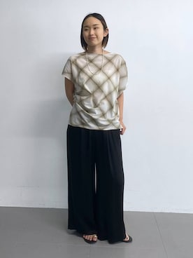 「BABYLONE（バビロン）のアイテム」を使った、babyloneyuumiさん（レディース・158cm）の夏コーディネート