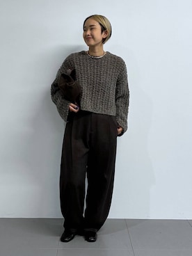 「MOHI（モヒ）のアイテム」を使った、babyloneyuumiさん（レディース・158cm）の秋コーディネート
