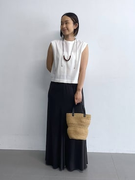 「BABYLONE（バビロン）のアイテム」を使った、babyloneyuumiさん（レディース・158cm）の夏コーディネート