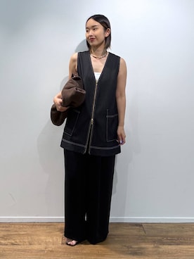 「MOHI（モヒ）のアイテム」を使った、babyloneyuumiさん（レディース・158cm）の夏コーディネート