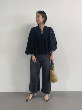 「beej（ビージ）のアイテム」を使った、babyloneyuumiさん（レディース・158cm）の春コーディネート