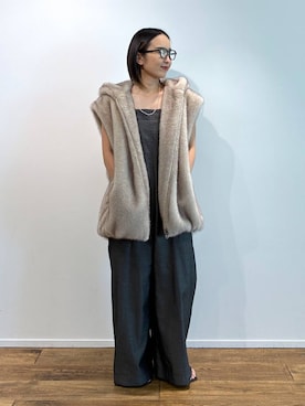 「MOHI（モヒ）のアイテム」を使った、babyloneyuumiさん（レディース・158cm）の夏コーディネート