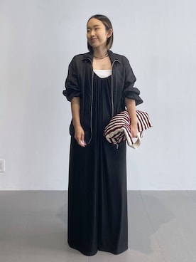 「beej（ビージ）のアイテム（バッグ）」を使った、babyloneyuumiさん（レディース・158cm）の夏コーディネート
