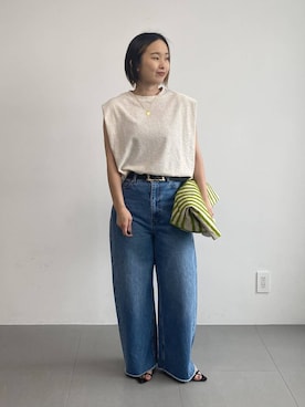 「beej（ビージ）のアイテム」を使った、babyloneyuumiさん（レディース・158cm）の春コーディネート