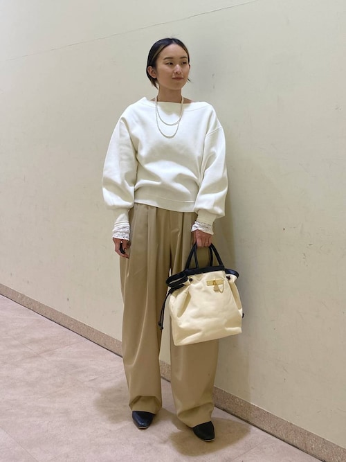 ストレッチレースプルオーバー（Tシャツ/カットソー）｜BABYLONE