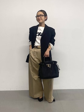 「BABYLONE（バビロン）のアイテム」を使った、babyloneyuumiさん（レディース・158cm）の冬コーディネート