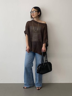 「RED CARD TOKYO（レッドカード）のアイテム（パンツ）」を使った、babyloneyuumiさん（レディース・158cm）の春コーディネート