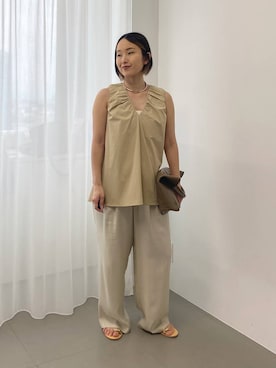 「BABYLONE（バビロン）のアイテム」を使った、babyloneyuumiさん（レディース・158cm）の春コーディネート