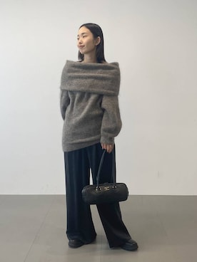 「MOHI（モヒ）のアイテム（ブーツ）」を使った、babyloneyuumiさん（レディース・158cm）の秋コーディネート