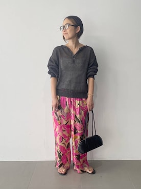 「ADD CULUMN（アドカラム）のアイテム」を使った、babyloneyuumiさん（レディース・158cm）の春コーディネート