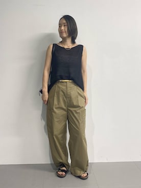 「アイテム（カーゴパンツ）」を使った、babyloneyuumiさん（レディース・158cm・20代）の夏コーディネート