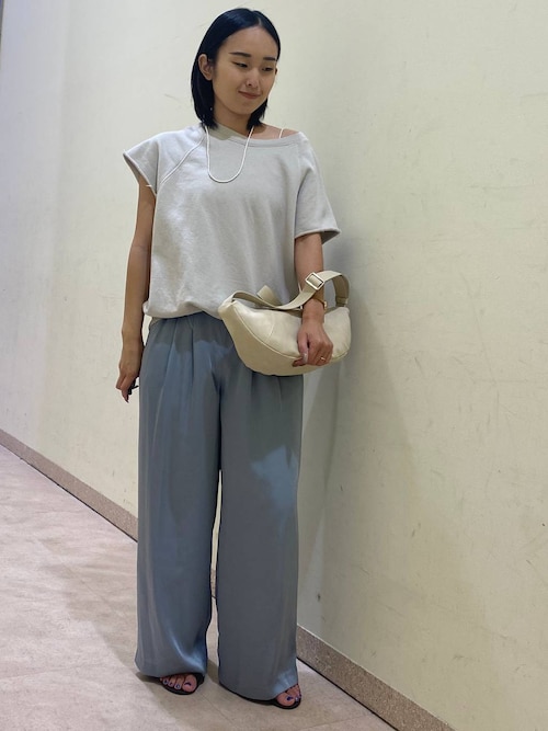 バビロン　babylone サテンミリパンツ セール】スリータックサテンイージーパンツ（その他パンツ
