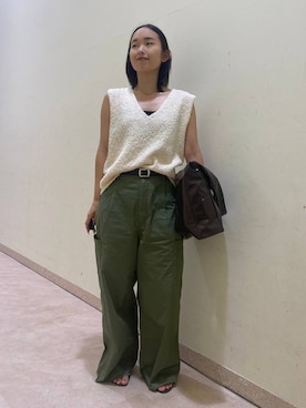 「アイテム（カーゴパンツ）」を使った、babyloneyuumiさん（レディース・158cm・20代）の夏コーディネート
