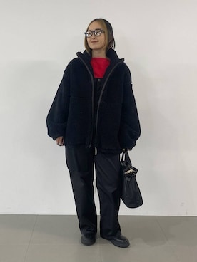 「アイテム（サロペット/オーバーオール）」を使った、babyloneyuumiさん（レディース・158cm・20代）の秋コーディネート