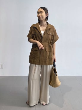 「BABYLONE（バビロン）のアイテム」を使った、babyloneyuumiさん（レディース・158cm）の夏コーディネート