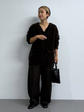 「MOHI（モヒ）のアイテム」を使った、babyloneyuumiさん（レディース・158cm）の秋コーディネート