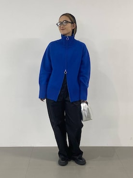 「アイテム（サロペット/オーバーオール）」を使った、babyloneyuumiさん（レディース・158cm）の冬コーディネート