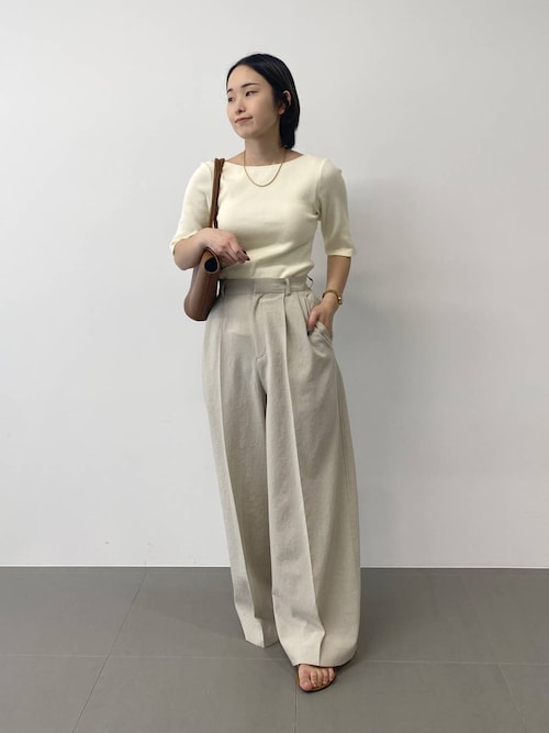 セール】【洗濯可】カップ付き5分袖プルオーバー（Tシャツ