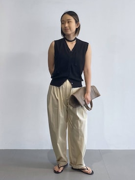 「BABYLONE（バビロン）のアイテム」を使った、babyloneyuumiさん（レディース・158cm）の夏コーディネート