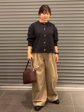 「URBAN RESEARCH DOORS（アーバンリサーチドアーズ）の2WAYスクエアショルダーバッグ（ショルダーバッグ）」を使った、nakamichiiさん（レディース・150cm）の秋コーディネート