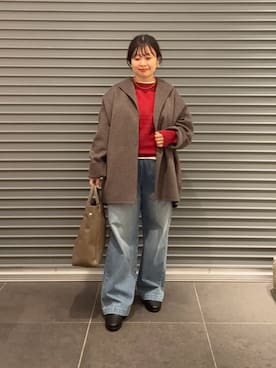 「アイテム（その他アウター）」を使った、nakamichiiさん（レディース・150cm）の秋コーディネート