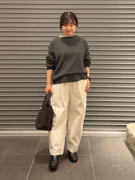 「クロップドパンツ」｜nakamichiiさん（レディース・150cm）の秋コーディネート