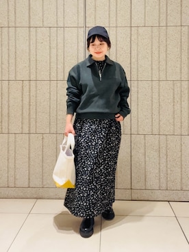 「アイテム（スウェット）」を使った、nakamichiiさん（レディース・150cm）の秋コーディネート