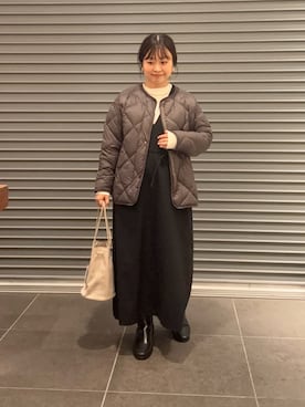 「アイテム（ワンピース/ドレス）」を使った、nakamichiiさん（レディース・150cm）の秋コーディネート