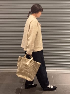 「アイテム（その他トップス）」を使った、nakamichiiさん（レディース・150cm）の秋コーディネート