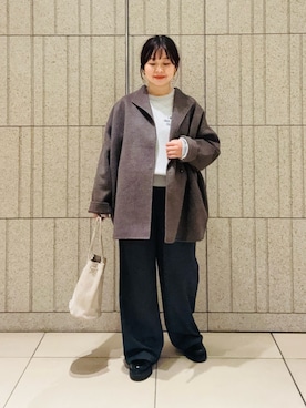 「アイテム（その他アウター）」を使った、nakamichiiさん（レディース・150cm）の秋コーディネート