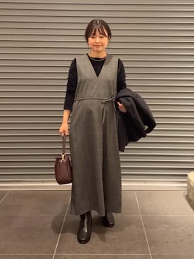 「アイテム（その他アウター）」を使った、nakamichiiさん（レディース・150cm）の秋コーディネート