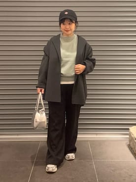 「アイテム（ボストンバッグ）」を使った、nakamichiiさん（レディース・150cm）の秋コーディネート