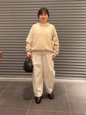 「かぐれ」｜「アイテム（スウェット）」を使った、nakamichiiさん（レディース・150cm）の秋コーディネート