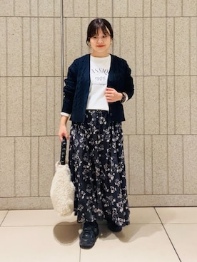 「季節の変わり目羽織コーデ」｜nakamichiiさん（レディース・150cm）の秋コーディネート