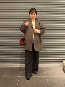 「アイテム（スウェット）」を使った、nakamichiiさん（レディース・150cm）の秋コーディネート