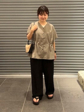 「MARCO BIANCHINI（マルコビアンチーニ）のアイテム」を使った、nakamichiiさん（レディース・150cm）の夏コーディネート