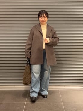 「アイテム（その他アウター、その他）」を使った、nakamichiiさん（レディース・150cm）の秋コーディネート