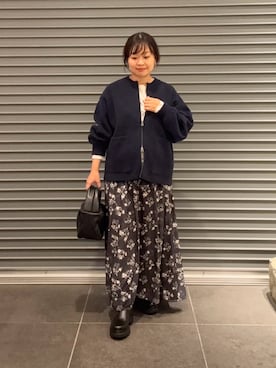 「アイテム（ハンドバッグ）」を使った、nakamichiiさん（レディース・150cm）の秋コーディネート