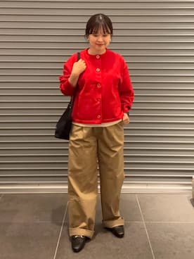 「アイテム（パンプス）」を使った、nakamichiiさん（レディース・150cm）の秋コーディネート