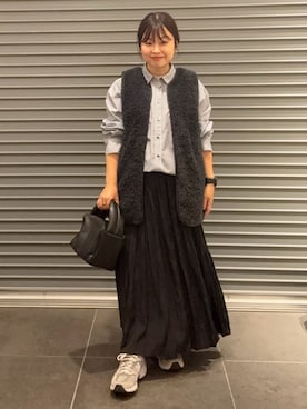 「アイテム（その他アウター）」を使った、nakamichiiさん（レディース・150cm）の秋コーディネート
