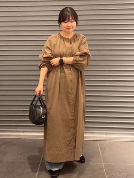 「かぐれ」｜「アイテム（ワンピース/ドレス）」を使った、nakamichiiさん（レディース・150cm）の秋コーディネート