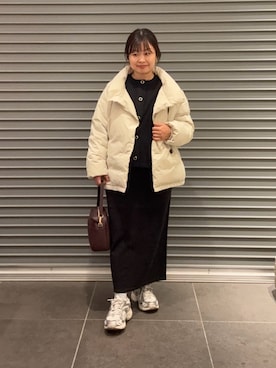 「アイテム（その他アウター）」を使った、nakamichiiさん（レディース・150cm）の秋コーディネート