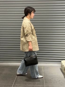 「春のジャケットスタイル」｜「アイテム（アクセサリー）」を使った、nakamichiiさん（レディース・150cm）の春コーディネート