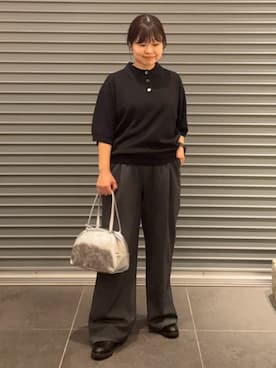 「アイテム（ポロシャツ）」を使った、nakamichiiさん（レディース・150cm）の秋コーディネート