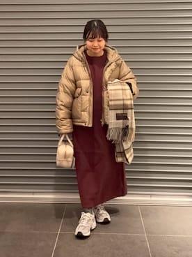 「アイテム（ワンピース/ドレス）」を使った、nakamichiiさん（レディース・150cm）の秋コーディネート