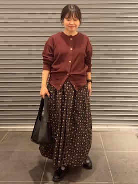 かぐれ　アラベスクプリントギャザースカート かぐれ（カグレ）の「アラベスクプリントギャザースカート