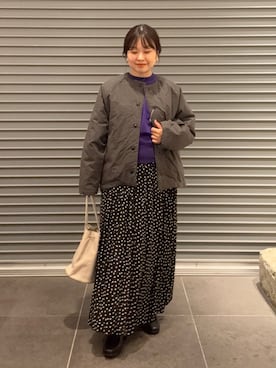 「アイテム（その他アウター）」を使った、nakamichiiさん（レディース・150cm）の秋コーディネート